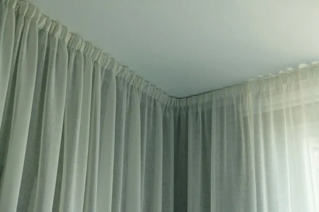 How To Hang Curtain Rod On Angled Wall